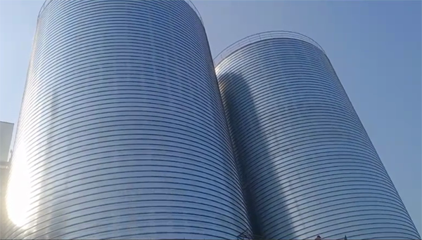 弥渡2座混凝土高架卷板仓